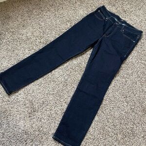 Express Men's Deep Indigo Straight Jeans